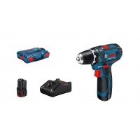 BOSCH GSR 12V-15 gręžtuvas - suktuvas 2x2 Ah  L-Boxx
